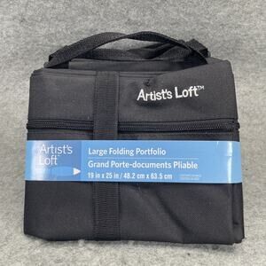 Artist's Loft Large Nylon Folding Portfolio 19" x 25" Lot of 4 NEW